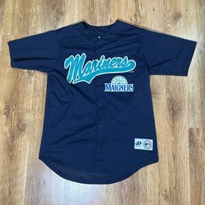 Seattle Mariners ichiro suzuki Navy Blue Baseball Jersey